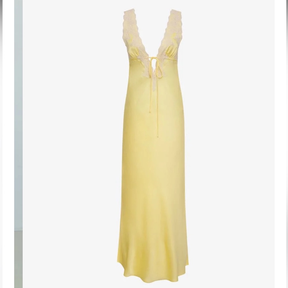 Rumored yellow maxi dress